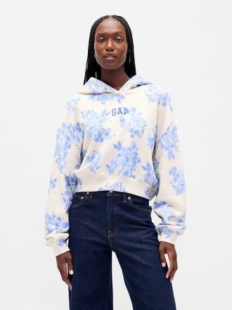 Bluza z kapturem VintageSoft Crop Logo