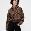 Bluza z kapturem VintageSoft Crop Logo