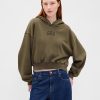 Bluza z kapturem VintageSoft Crop Logo