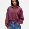 Bluza z kapturem VintageSoft Crop Logo