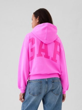 Bluza z kapturem VintageSoft Crop Logo