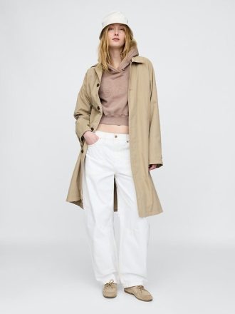 Bluza z kapturem VintageSoft Crop Logo
