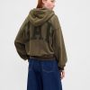 Bluza z kapturem VintageSoft Crop Logo