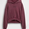 Bluza z kapturem VintageSoft Crop Logo