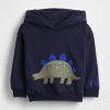 Bluza z kapturem VintageSoft Dino-Pocket dla niemowląt i małych dzieci