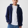 Bluza z kapturem VintageSoft dla dorosłych z zamkiem błyskawicznym