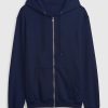 Bluza z kapturem VintageSoft dla dorosłych z zamkiem błyskawicznym