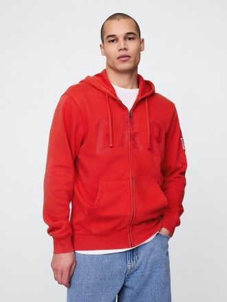 Bluza z kapturem VintageSoft Gap Logo na zamek