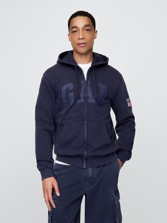 Bluza z kapturem VintageSoft Gap Logo na zamek