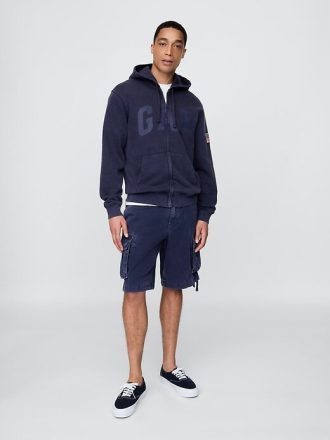 Bluza z kapturem VintageSoft Gap Logo na zamek