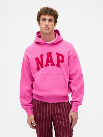 Bluza z kapturem VintageSoft NAP z logo