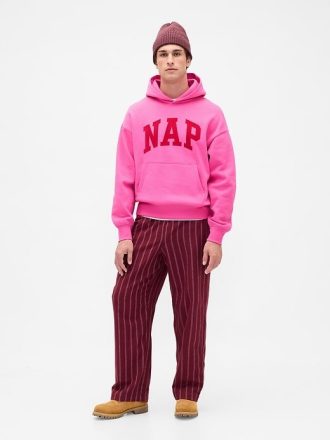 Bluza z kapturem VintageSoft NAP z logo