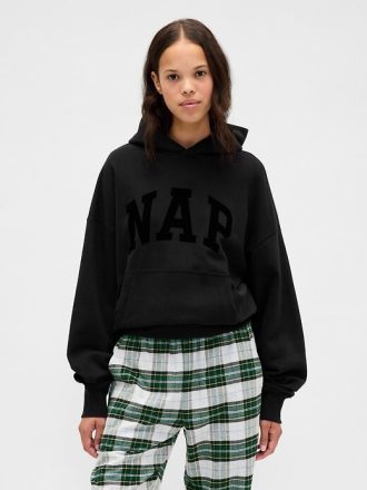 Bluza z kapturem VintageSoft NAP z logo