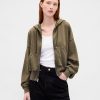 Bluza z kapturem VintageSoft z zamkiem błyskawicznym i klinem