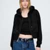 Bluza z kapturem VintageSoft z zamkiem błyskawicznym i klinem