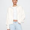 Bluza z kapturem VintageSoft z zamkiem błyskawicznym i klinem
