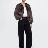 Bluza z kapturem VintageSoft z zamkiem błyskawicznym i klinem