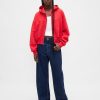 Bluza z kapturem VintageSoft z zamkiem błyskawicznym i klinem
