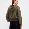 Bluza z kapturem VintageSoft z zamkiem błyskawicznym i klinem