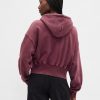 Bluza z kapturem VintageSoft z zamkiem błyskawicznym i klinem