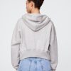 Bluza z kapturem VintageSoft z zamkiem błyskawicznym i klinem