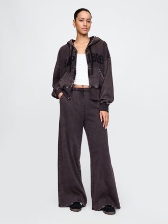 Spodnie dresowe VintageSoft Baggy z szerokimi nogawkami