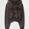 Bluza z kapturem VintageSoft z zamkiem błyskawicznym i klinem