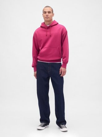 Bluza z kapturem z bardzo grubej tkaniny frotte