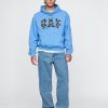 Bluza z kapturem z haftowanym logo Arch o dużej wadze