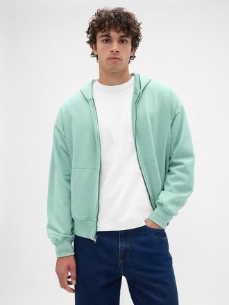 Bluza z kapturem zapinana na zamek