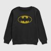 Bluza z okrągłym dekoltem dla malucha DC Comics Batman Vintage Logo Graphic