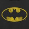 Bluza z okrągłym dekoltem dla malucha DC Comics Batman Vintage Logo Graphic