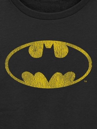 Bluza z okrągłym dekoltem dla malucha DC Comics Batman Vintage Logo Graphic