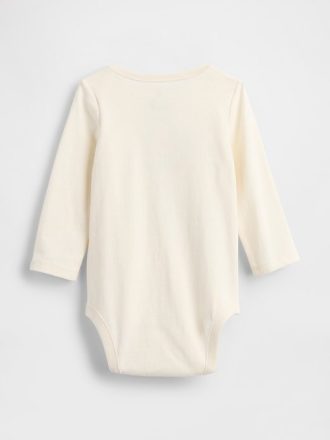Body z bawełny organicznej Baby First Favorites z grafiką