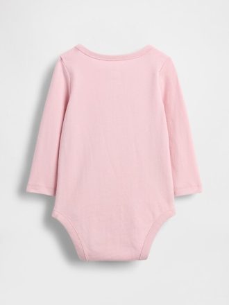 Body z bawełny organicznej Baby First Favorites z grafiką