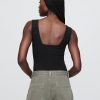 Body z dzianiny jersey z dekoltem w łódkę