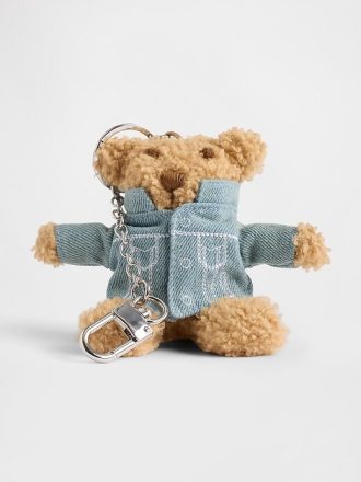 Brelok do kluczy z motywem kurtki jeansowej Brannan Bear