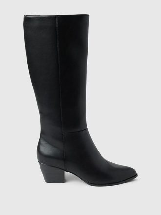 Buty na wysokim obcasie ze skóry wegańskiej