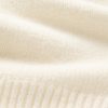 CashSoft Krótki sweter z wysokim dekoltem w serek