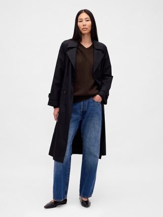 CashSoft Oversize’owy sweter z dekoltem w serek
