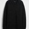 CashSoft Oversize’owy sweter z dekoltem w serek