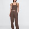 CashSoft Waffle Crop PJ Tank Top