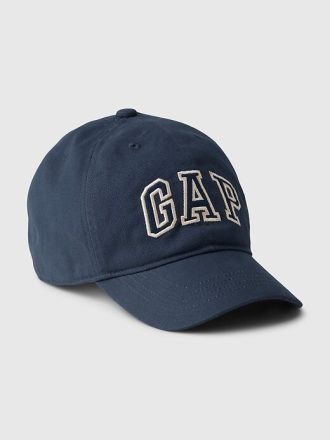 Czapka baseballowa dla dzieci z organicznej bawełny Gap Arch Logo