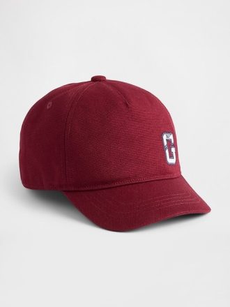 Czapka baseballowa dla dzieci z organicznej bawełny z logo