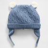 Czapka beanie Baby Bear z podszewką Sherpa Cable Knit