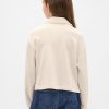 Dziecięca bluza polo z koronką z materiału frotté