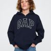 Dziecięca bluza z kapturem i miękkim logo w stylu vintage