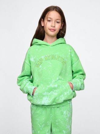 Dziecięca bluza z kapturem i miękkim logo w stylu vintage