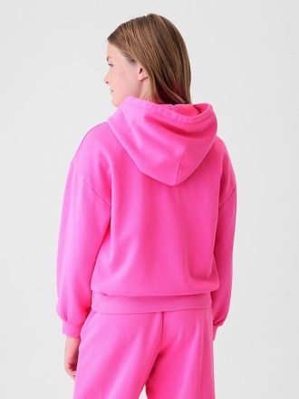 Dziecięca bluza z kapturem i miękkim logo w stylu vintage