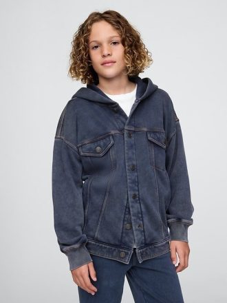 dziecica bluza z kapturem icon denim jacket 1 1 330x440 - Dziecięca bluza z kapturem Icon Denim Jacket